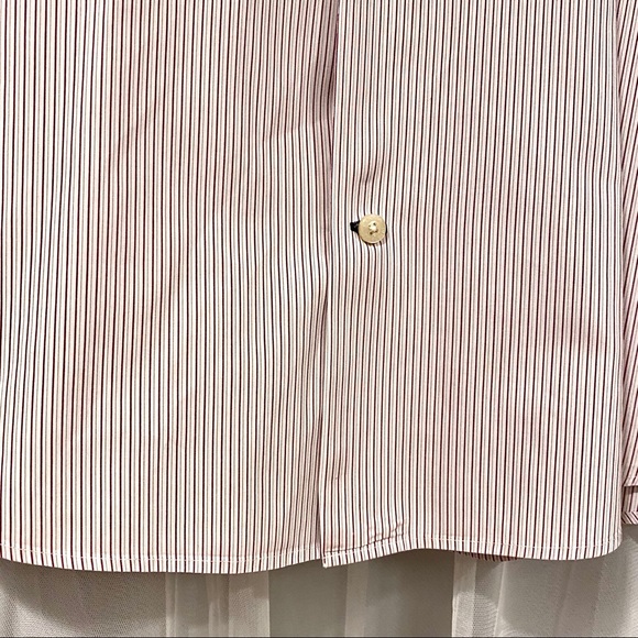 VGUC Banana Republic Mens Stripe Dress Shirt, M - Picture 6 of 15